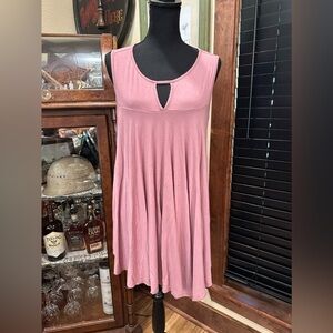 Luxe Pink Tunic Sleeveless Shirt Size 3X